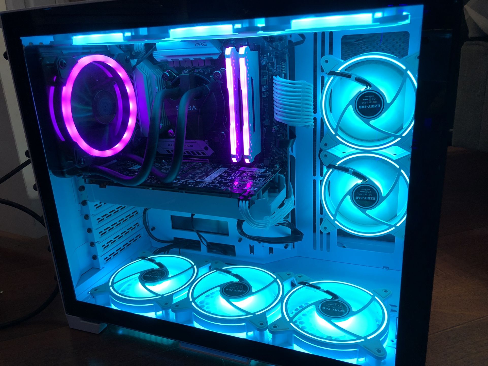 Mid Range Gaming Pc Lian Li Gtx 1060 Win11 10’th Gen I3