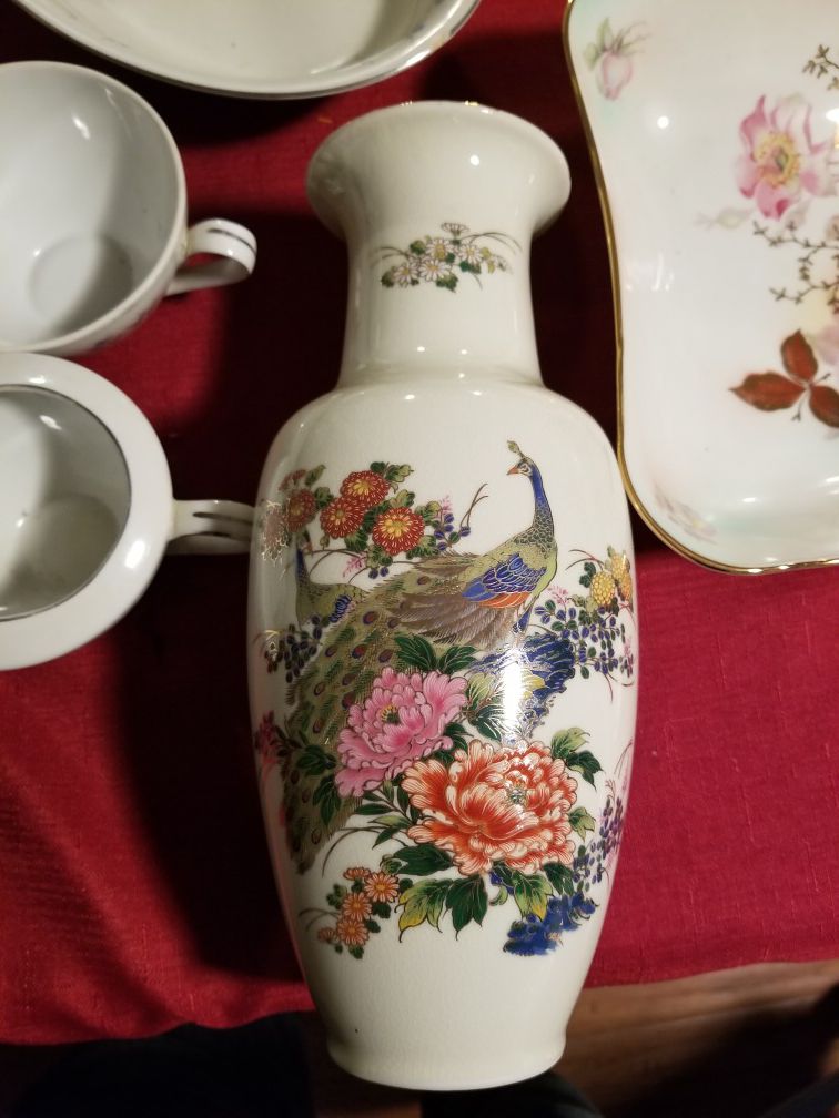 Antique china vase
