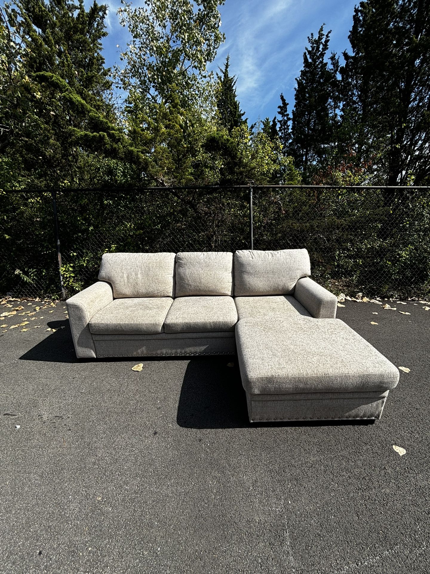 Modern Two Piece Sectional *free Curbside Delivery
