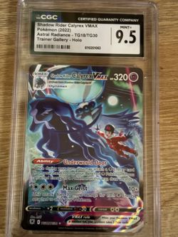 Shadow Rider Calyrex VMAX TG18/TG30 Astral Radiance Trainer Gallery Pokemon Cgc 9.5