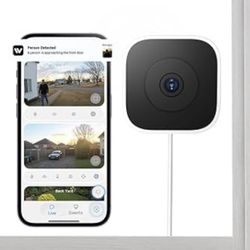 New Sealed-3MP 2K Window Camera, WiFi Indoor Cameras for Home Security with Blacklight Max Color Night Vision, Plug-in, Easy Install, Only 2.4GHz