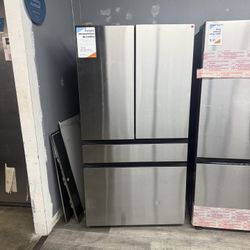 Samsung - Bespoke 29 Cu Ft 4-Door French Door Refrigerator With Inner Beverage Center In Stainless Steel ❄️🔥