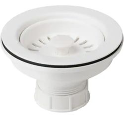 KRAUS Kitchen Sink Strainer in White