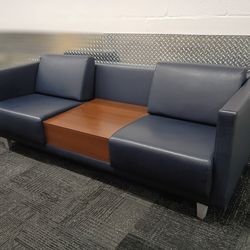 Free Delivery Today! Beautiful! Clean 2 seater chair sofa with table. Modern and nice color. Home or office