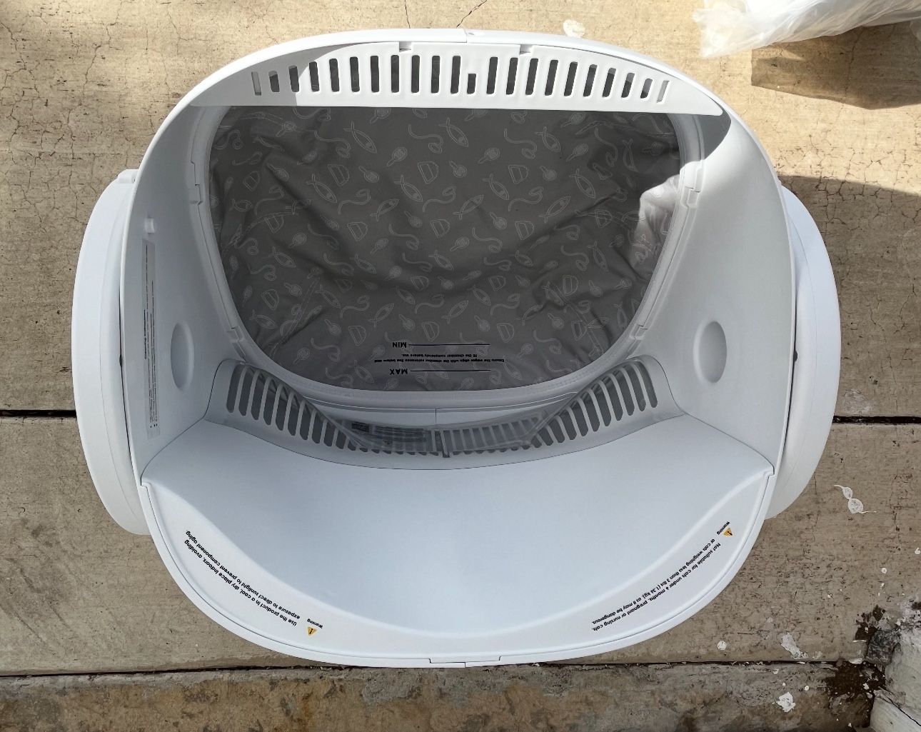 Open-Top Self Cleaning Cat Litter Box, Automatic Cat Litter Box for Multiple Cats 