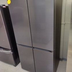 SAMSUNG BLACK STAINLESS STEEL FLEX ZONE REFRIGERATOR OPEN BOX ITEM L4CE