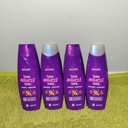 2 Shampoo And 2 Conditioner Aussie Total Miracle