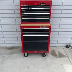 Craftsman/Husky Toolbox With Tools