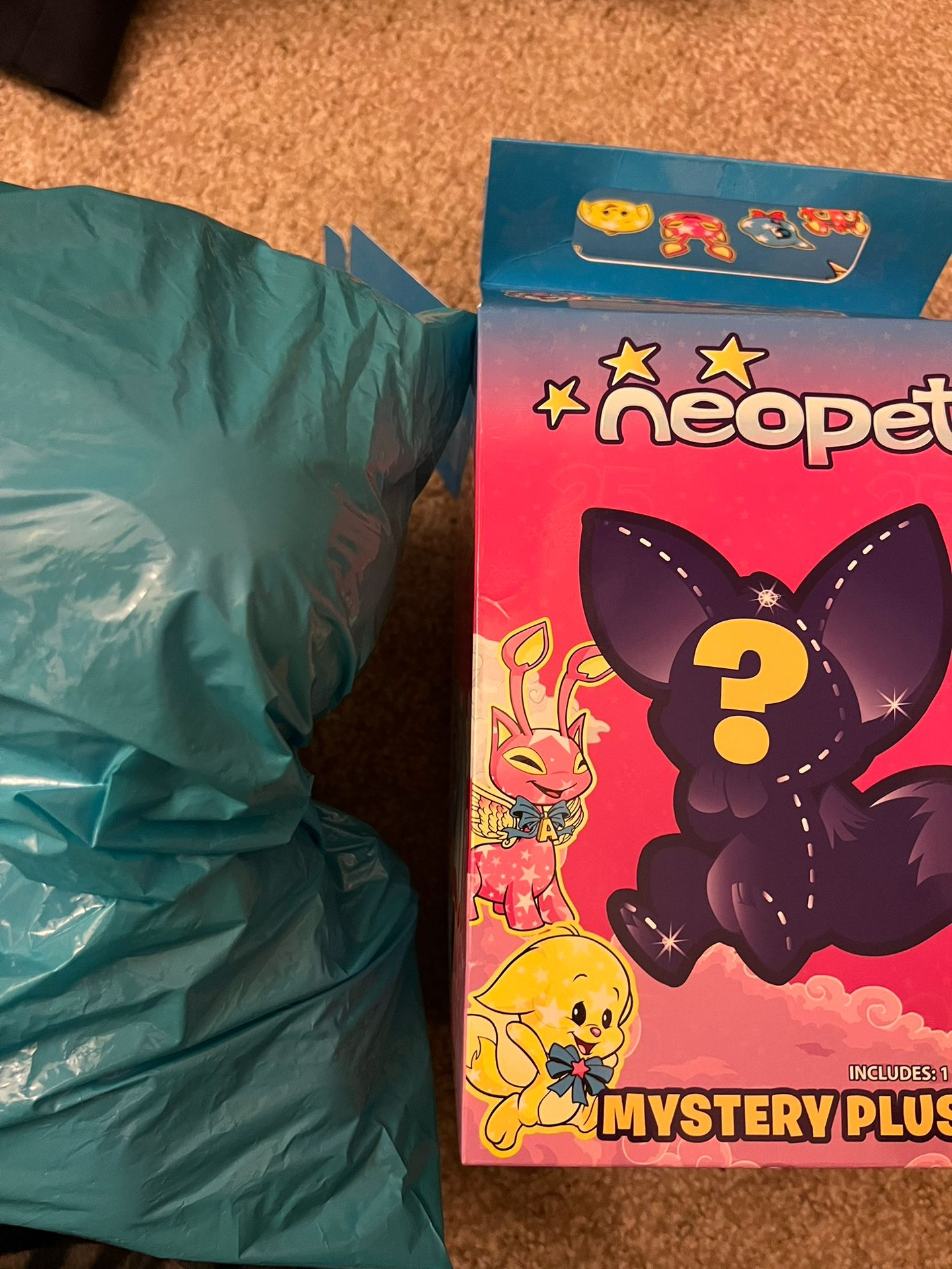 Neopets 25th Anniversary Void Aisha CHASE Blind Box Plushie WITH CODE and TAG
