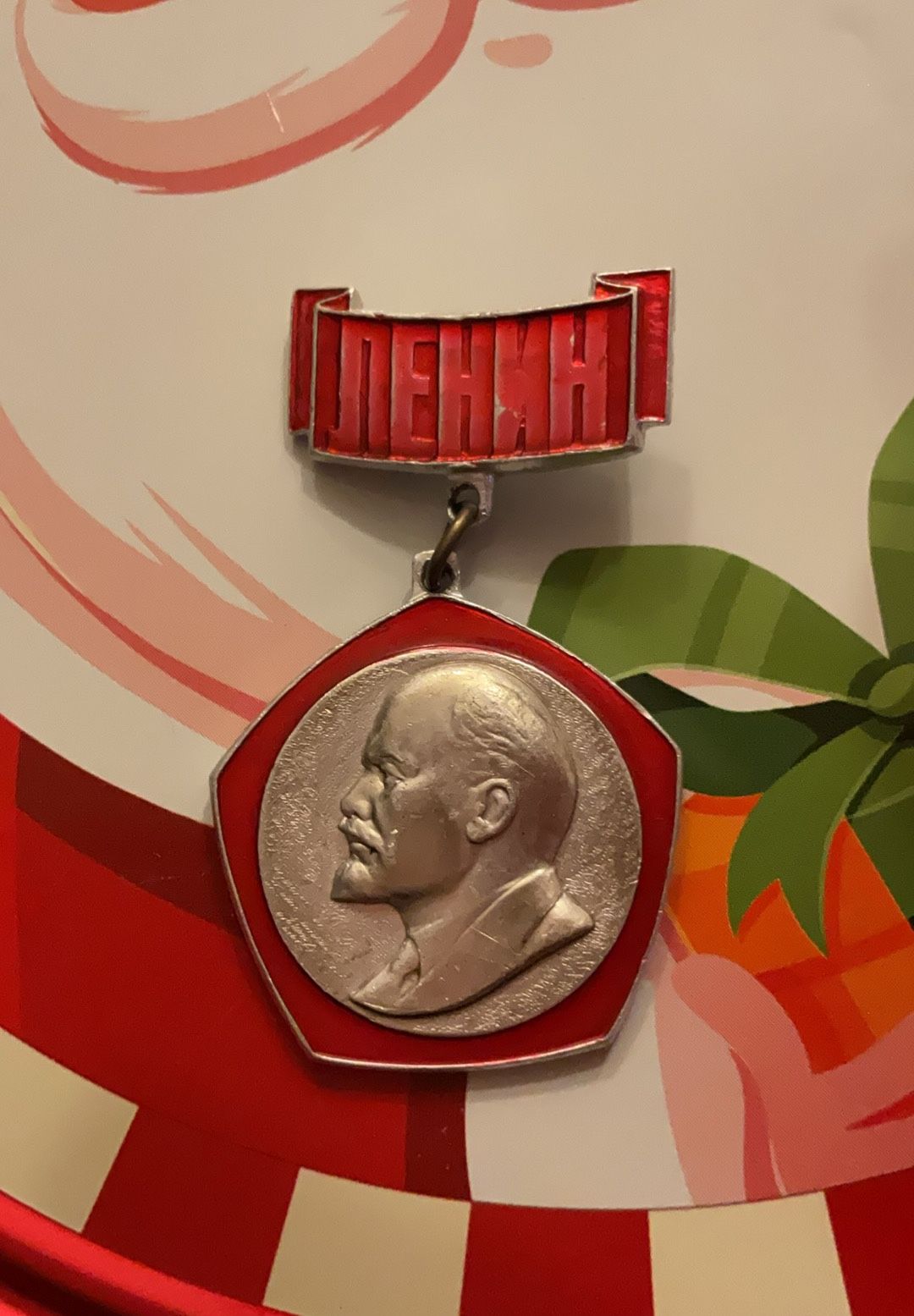 Soviet Union Lenin Communist Party Pin Badge