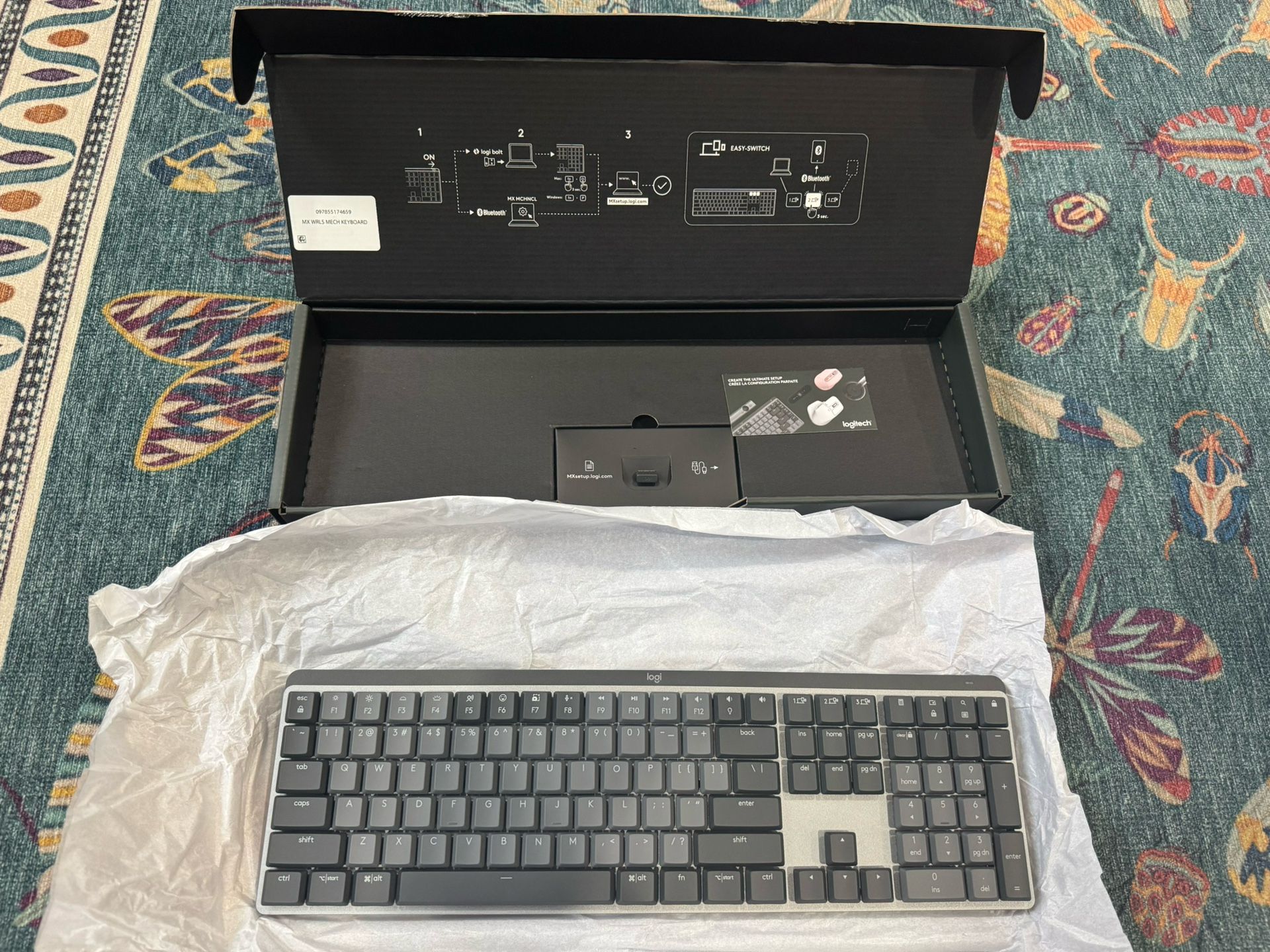 Logitech MX Mechanical Keyboard Tactile Quiet-$80