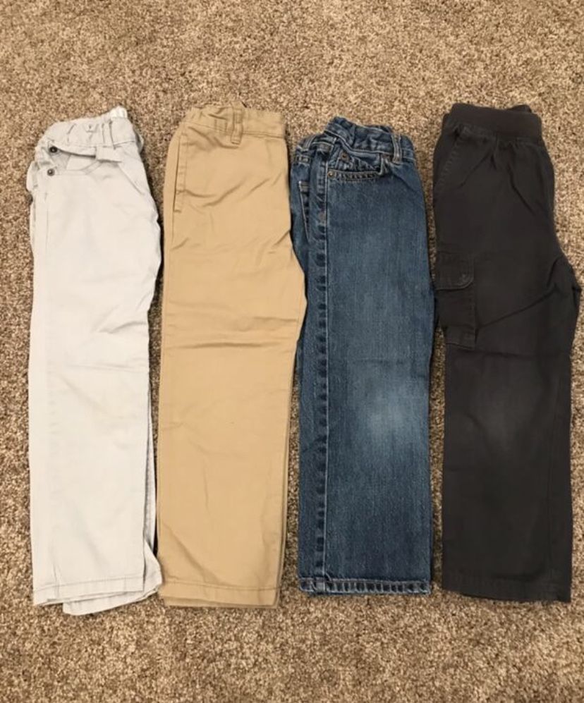 Toddler Boys 4T bottoms lot