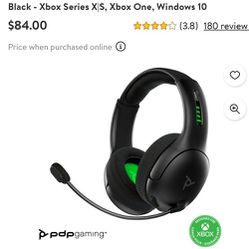 PDP Gaming LVL50 Wireless Stereo Headset with Noise Cancelling Microphone: Black - Xbox One

