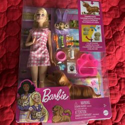 Barbie Doll Playset Newborn Pups