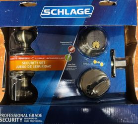 Schlage Door Lock With Deadbolt