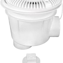 Hayward WG1154AVPAK2 2-Inch White Deluxe Suction Outlet/Adujustable Collar