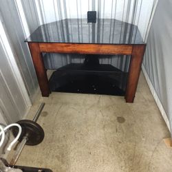 Glass Entertainment Stand