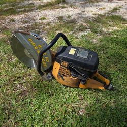 Runs Good, No Issues! Partner K950 14" 5400 RPM Gas Concrete Demo Saw