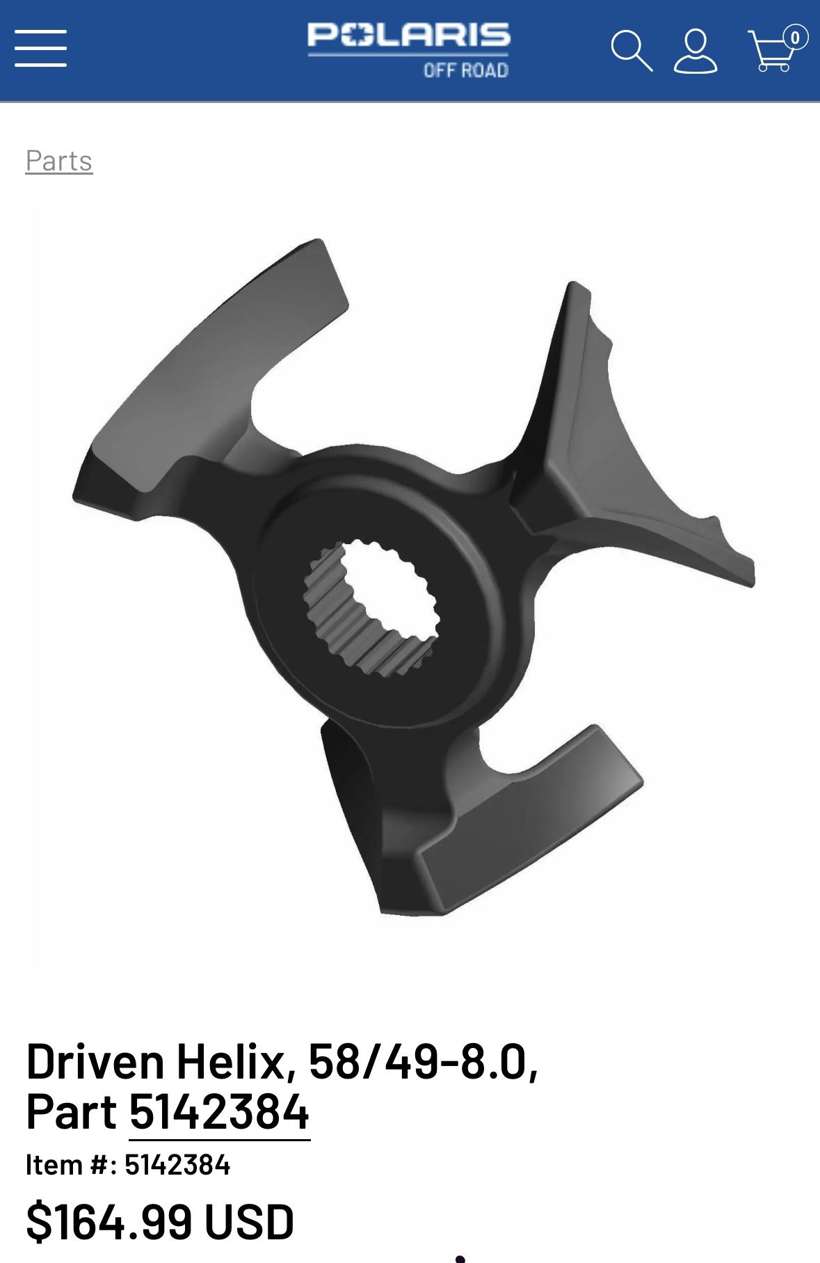 Polaris Drive Helix Replacement Parts