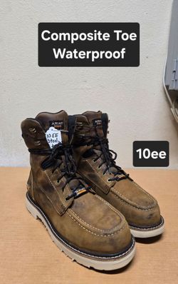Ariat work boots sz10ee COMPOSITE TOE