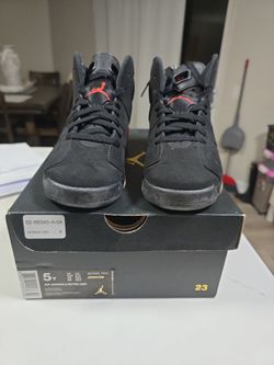 Air Jordan 6 Retro GS Black Infrared Size 5Y