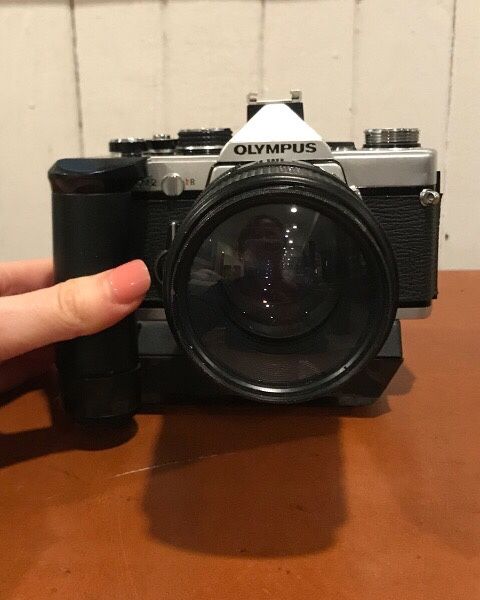 Olympus OM-2 Camera w/lens and auto winder