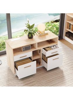 #P4 4 Drawer File Cabinet with Lock for Home Office