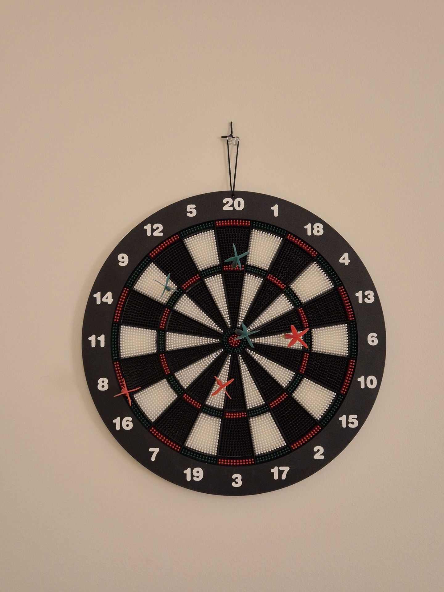 Dart board with Darts