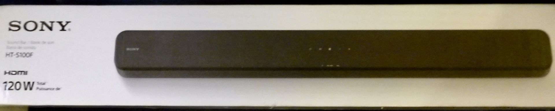 Sony 2.0 channel Sound Bar, HT-S100F, with Integrated Tweeter