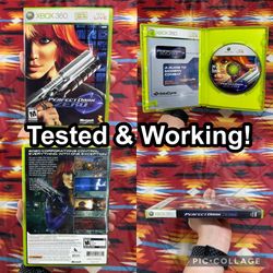 Perfect Dark Zero (Microsoft Xbox 360, 2005) Complete CIB TESTED & WORKING!