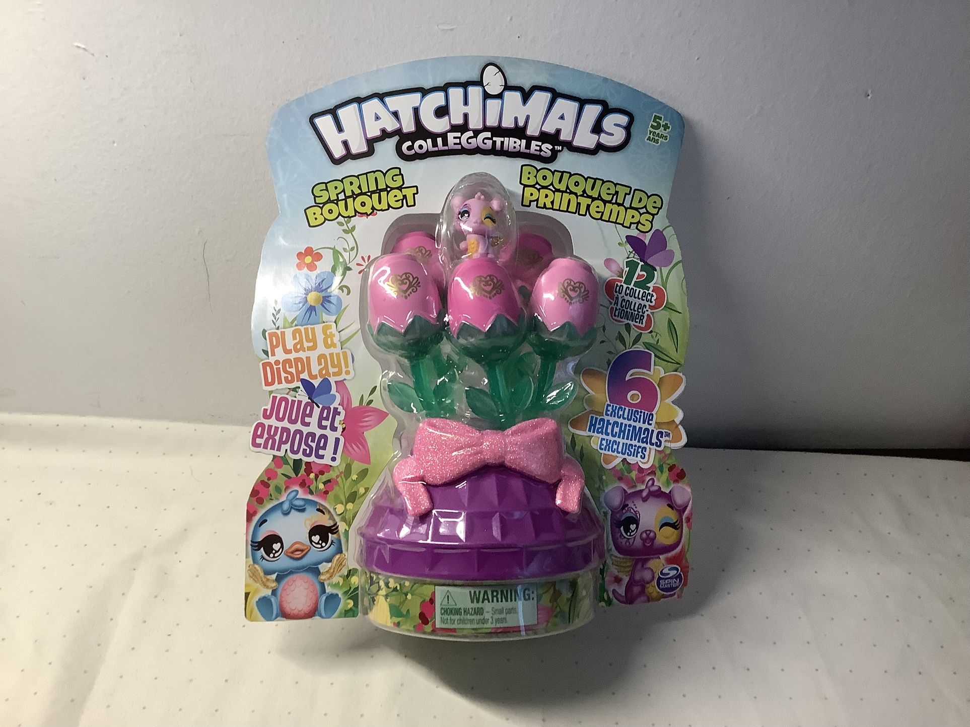 HATCHIMALS COLLEGGTIBLES SPRING BOUQUET PLAYSET! #2 SUPER RARE NEW