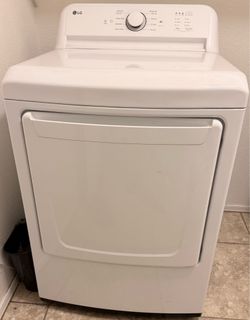 LG 7.3 Cu.Ft. Vented Electric Dryer in White with Sensor Dry Technology