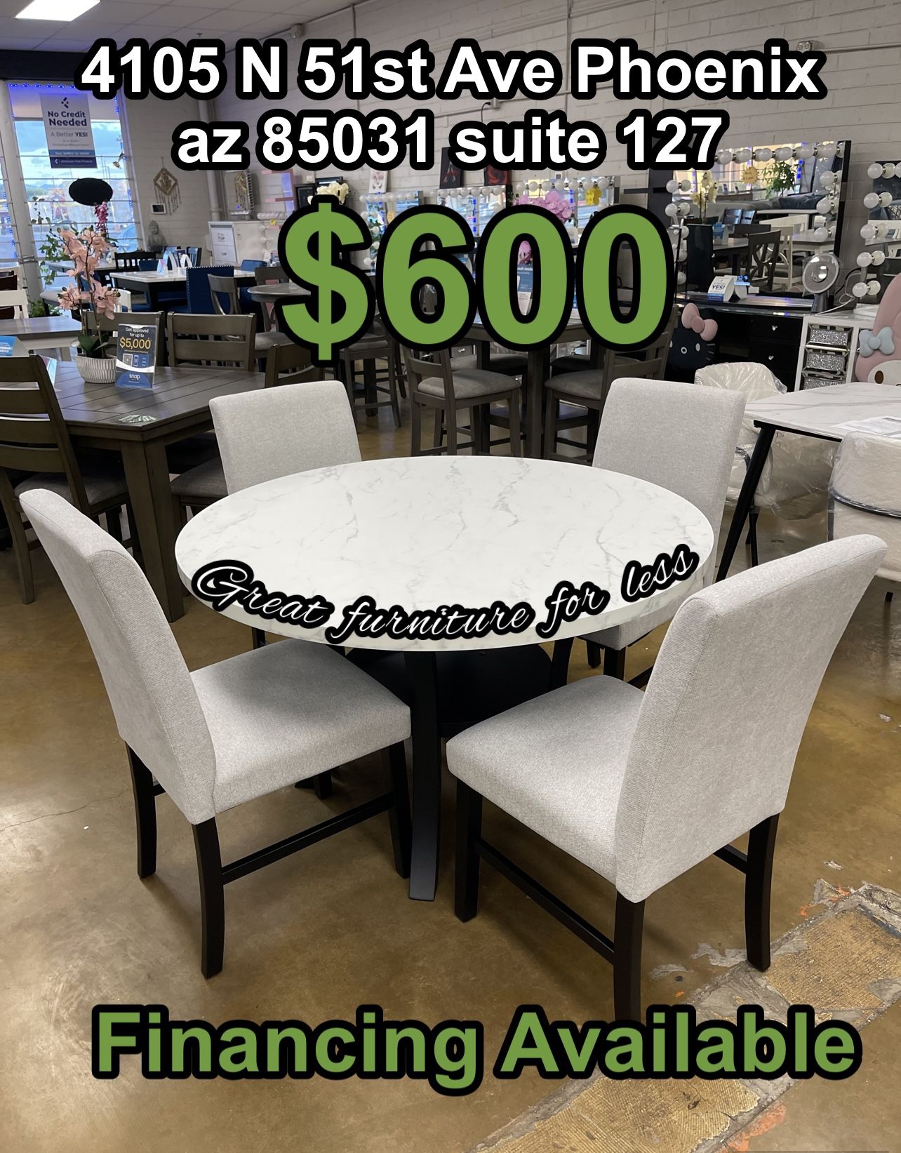 5 PCs Dining Table Set Brand New