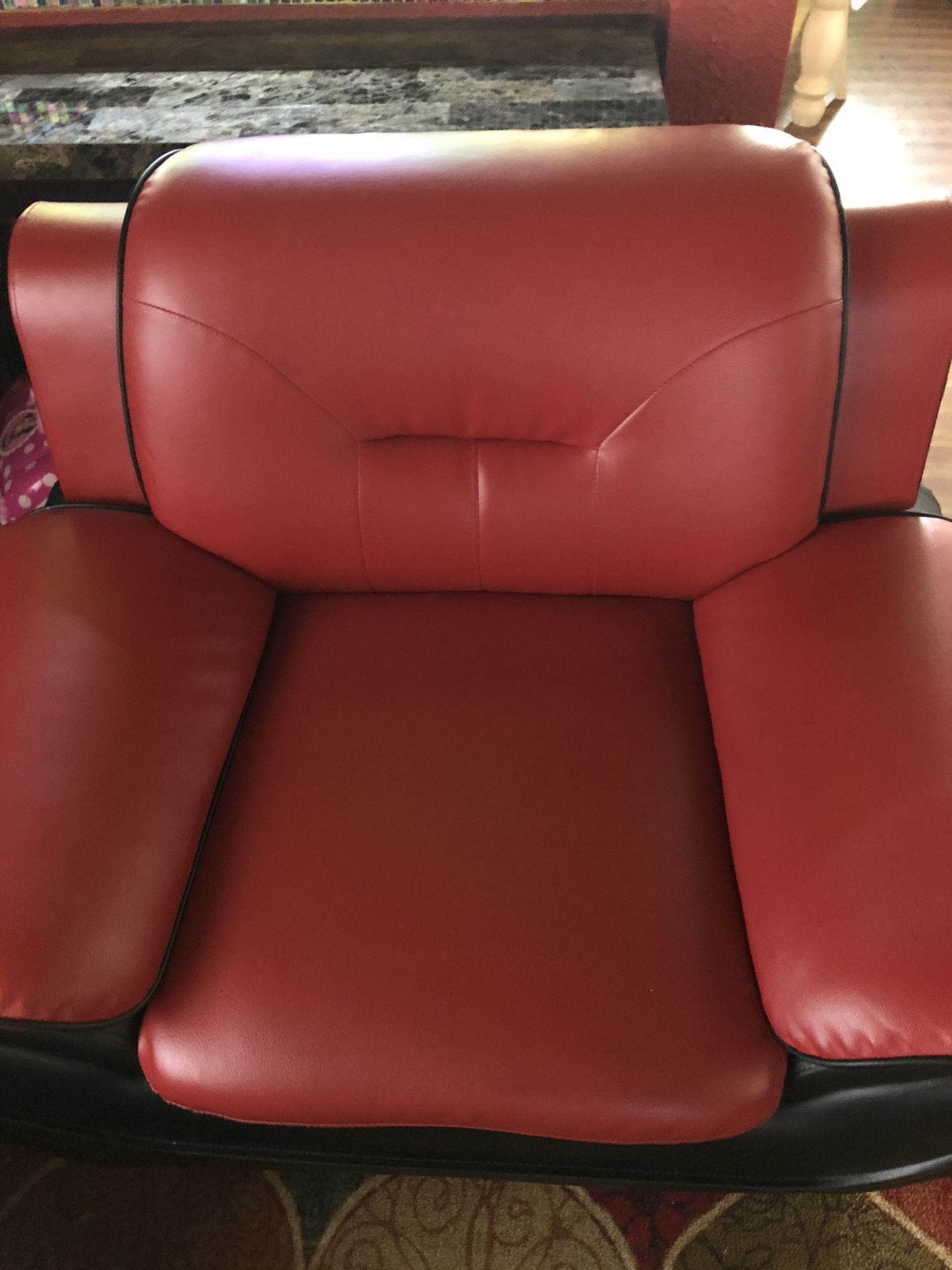 chair red good condition