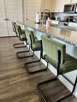 Velvet Counter Chairs