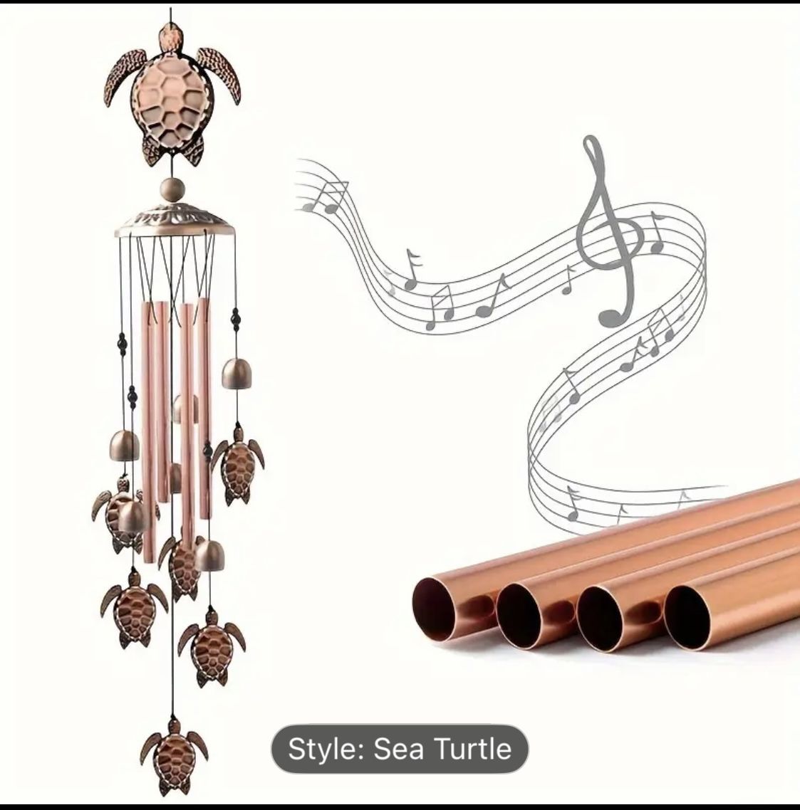 Metal Animal Wind Chimes