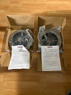 Auto shocks gmt800 front brake rotors drilled & slotted