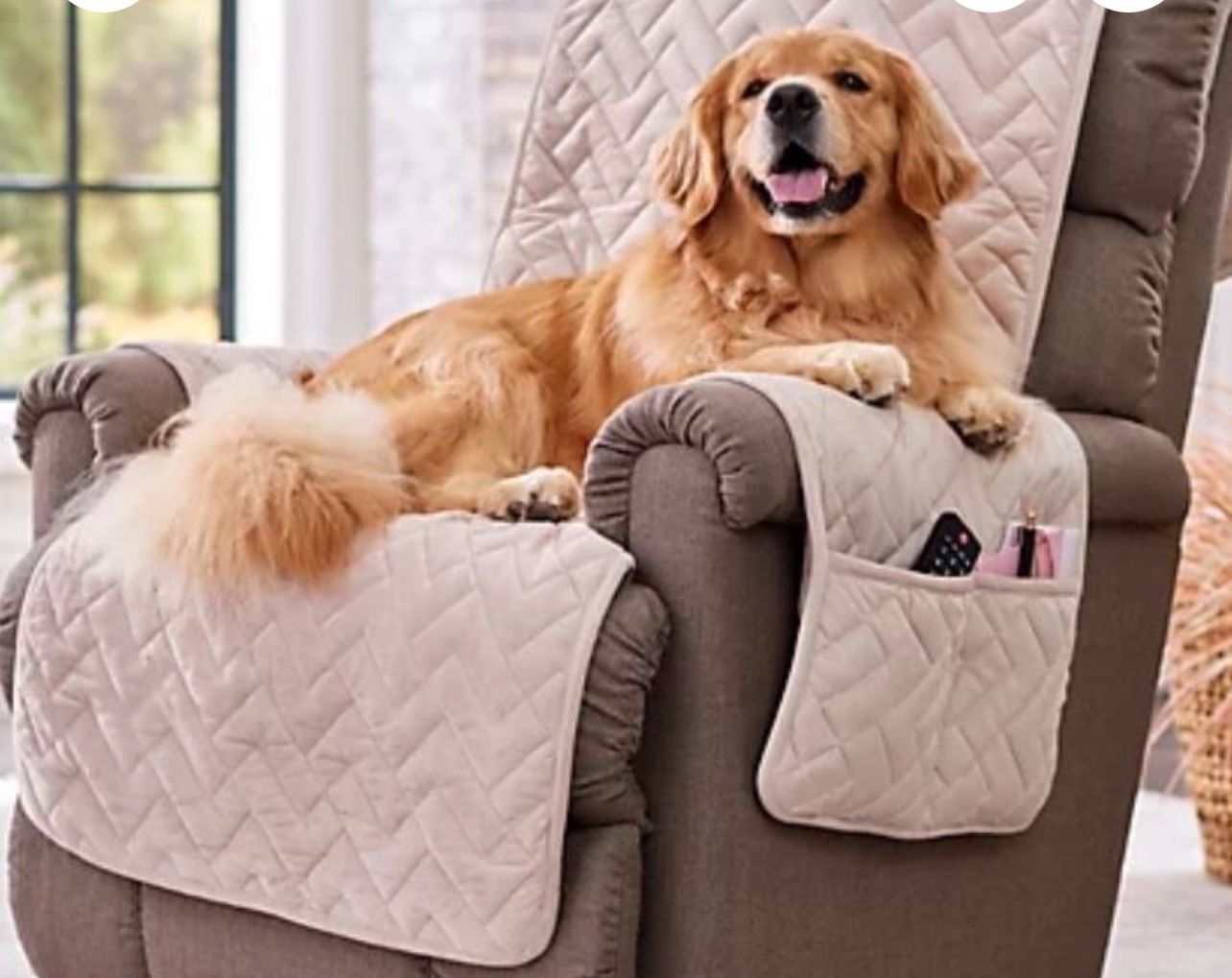 SureFit Miracle Mink Waterproof Furniture Cover - Recliner