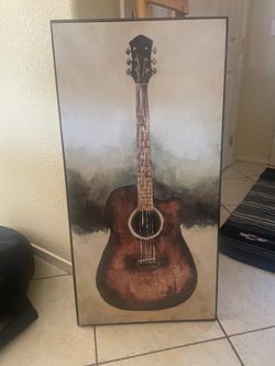 Guitar canvas from Kirkland