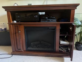 Electric Fireplace TV Stand Media Console