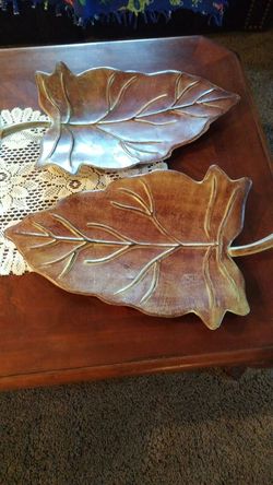Metal leaves