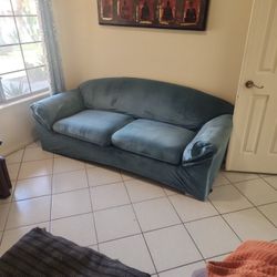 Queen Size Sleeper Sofa And Couch Bed Good Condition