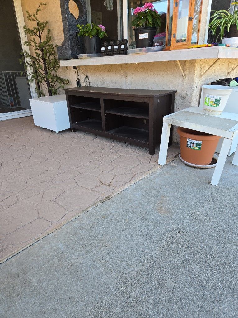 Dark Brown Console Table