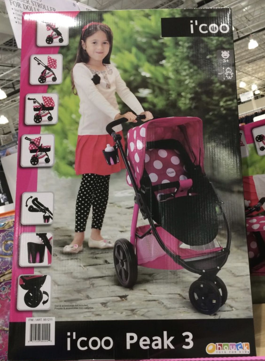 i’coo baby doll jogging stroller for Toddler