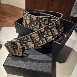 Men’s Dior Logo Belt - 100% Authentic
