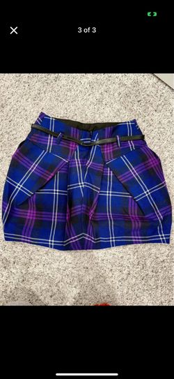 Authentic tartan kilt wool skirt - ladies
