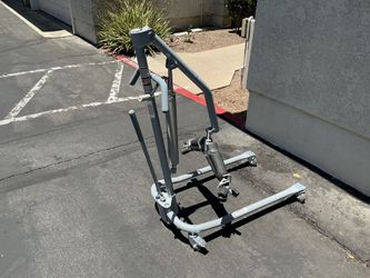 Hydraulic Patient Lifter with 6 Point Cradle and No Tools Required Assembly, 450 lb. Weight Capacity