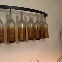 Light Up Bottle Wall Decoration 