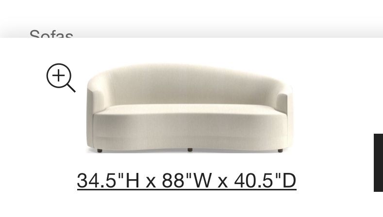 Semicircular Sofa / couch/ Ottoman