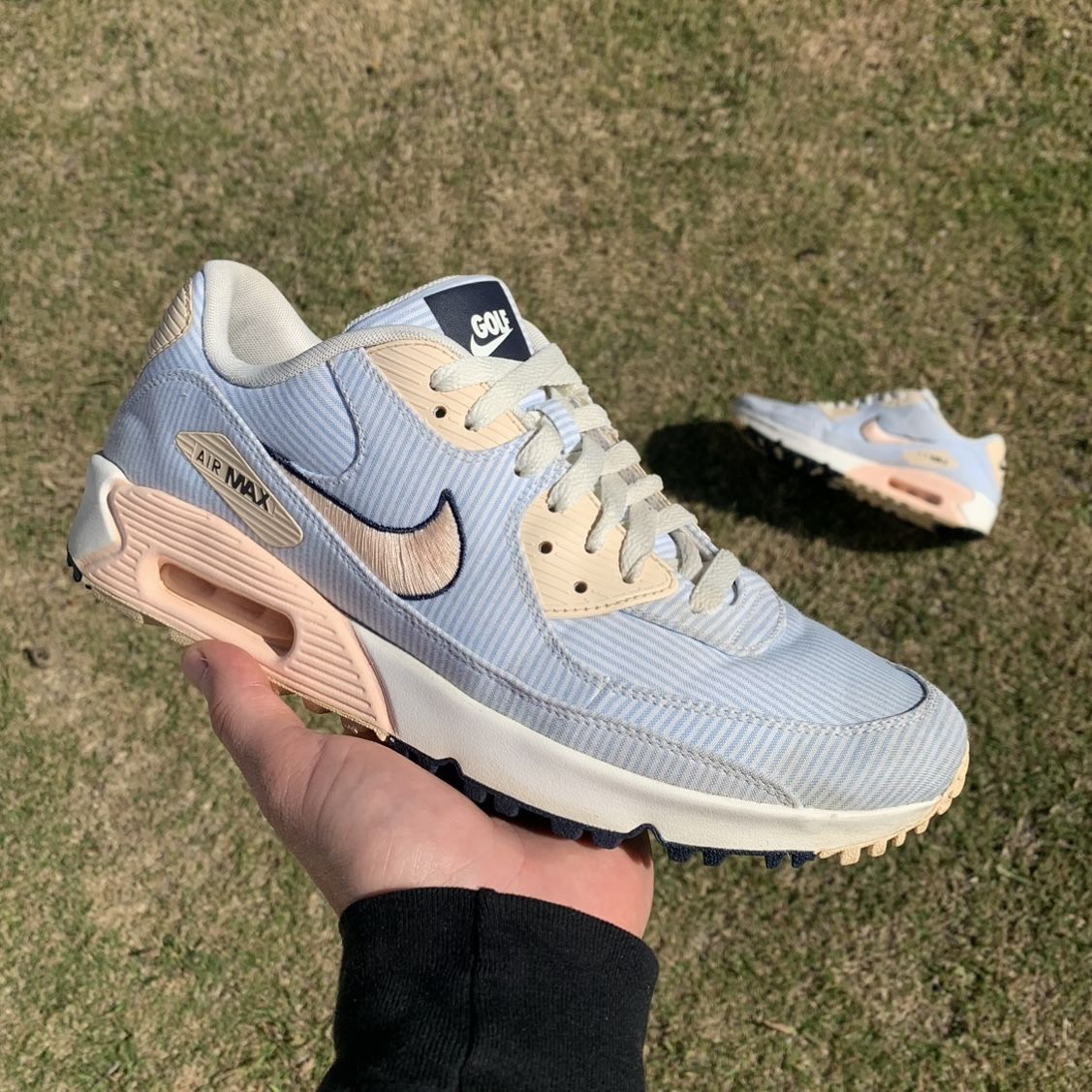 Nike Air Max 90 Golf Shoes Seersucker